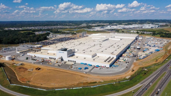 [서울=뉴시스] 미국 테네시주 스프링힐에 있는 LG에너지솔루션과 GM 합작법인 얼티엄셀즈 2공장의 모습.(사진제공=LG에너지솔루션).2025.05.15.*재판매 및 DB 금지