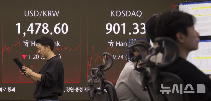 당국 <b>고환율</b> 억제 총력…원달러 1478.3원으로 소폭 하락