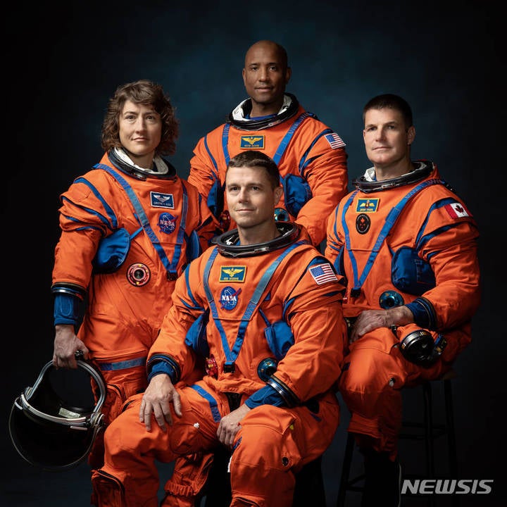 [서울=뉴시스]아르테미스 2호 임무 참가자로 선정된 리드 와이즈먼,<a href=