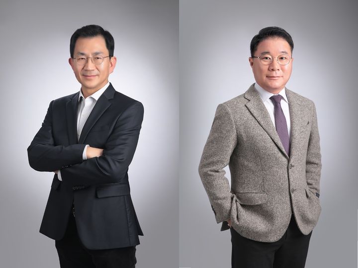 사진 왼쪽부터 김형우 에스넷시스템 대표,이준호 굿어스스마트솔루션 대표.(사진=에스넷그룹 제공) *재판매 및 DB 금지
