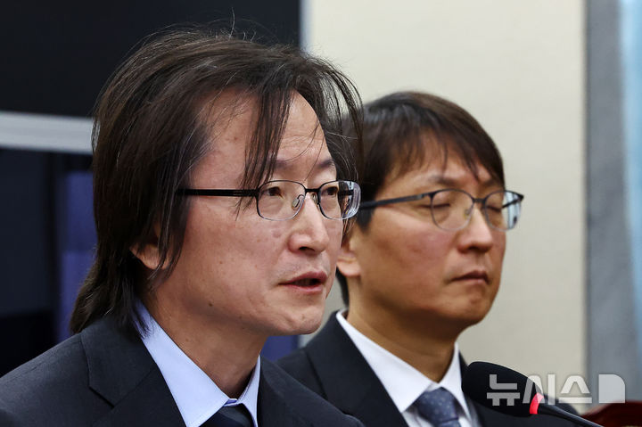 [서울=뉴시스] 김명년 기자 = 주병기 공정거래위원장이 30일 오전 서울 여의도 국회에서 열린 쿠팡 침해사고 및 개인정보 유출,불공정 거래,노동환경 실태 파악과 재발방지 대책 마련을 위한 연석 청문회에서 질의에 