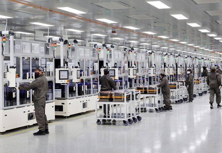 SK온 미국 조지아 공장(SKBA) 내부 설비.(사진=SK온 제공) *재판매 및 DB 금지