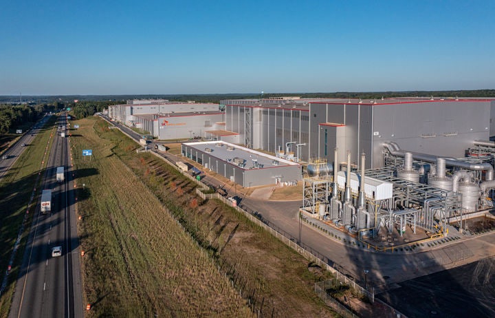 SK온 미국 조지아 공장(SKBA) 전경.(사진=SK온 제공) *재판매 및 DB 금지