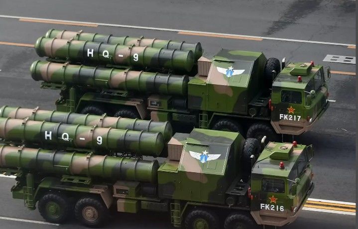 [서울=뉴시스] 중국산 HQ-9B 지대공 미사일. (출처: 바이두) 2026.01.15. *재판매 및 DB 금지