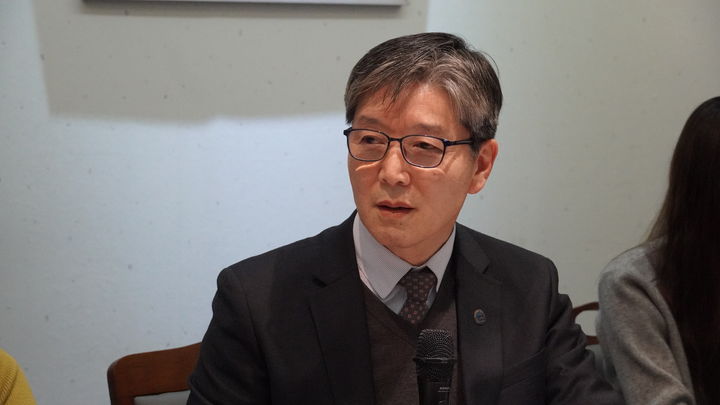 [서울=뉴시스] 15일 서울 종로구 한 식당에서 열린 한국기독교교회협의회(NCCK) 신년기자간담회에 참석한 박승렬 총무.(사진=한국기독교교회협의회 제공) 2026.01.15  *재판매 