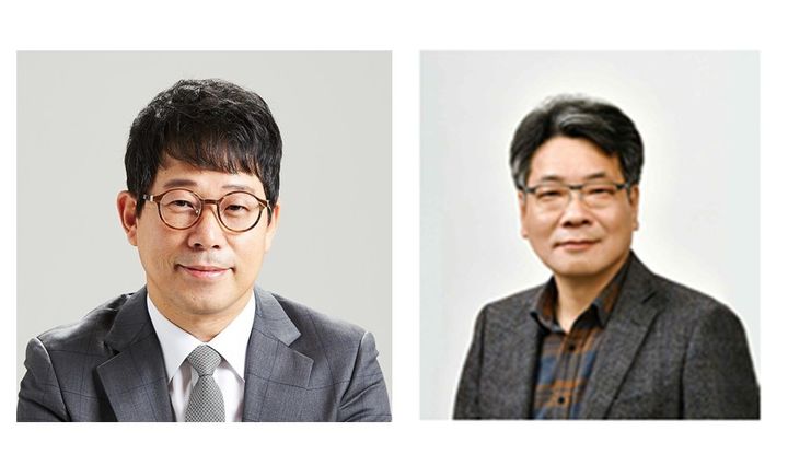 [서울=뉴시스] 대한출판문화협회 제52대 회장 입후보에 양태회 비상교육 대표이사(왼쪽)와 김태헌 한빛미디어 대표이사. (사진=대한출판문화협회 제공) 2026.02.02. photo@newsis.com *재판매 및 D