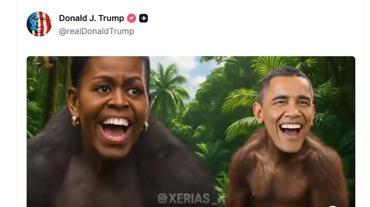 [워싱턴=뉴시스] 7일(현지 시간) AP통신에 따르면 CBC 의장이자 민주당 소속 이베트 클라크 하원의원(뉴욕)은 "해당 영상에는 사람들에게 상처를 주려는 분명한 의도가 담겨 있다