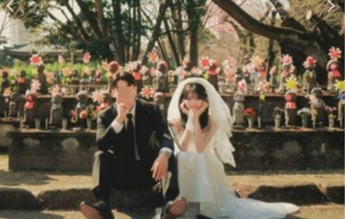 최준희 웨딩 화보 논란