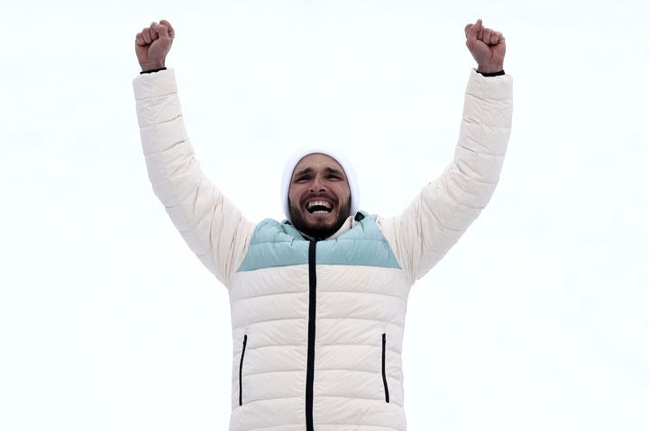 [보르미오=AP/뉴시스] 개인중립선수 자격으로 2026 밀라노·코르티나담페초 동계올림픽에 참가해 남자 산악스키에서 은메달을 딴 니키타 필리포프. 2026.02.19.