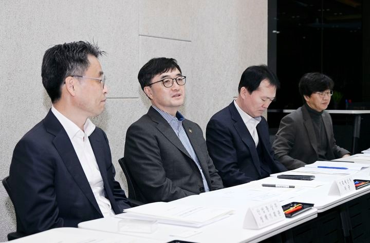 [서울=뉴시스] 임기근 기획예산처 장관 직무대행 차관이 6일 오전 서울 성동구 더스페이스 성수점에서 '재정집행점검회의'를 주재하고 있다.(사진=기획예산처 제공) 2026.03.06.