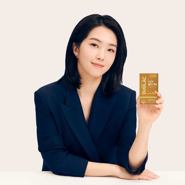쎌바이오텍 듀오락, 강지영 전 아나운서 모델 발탁