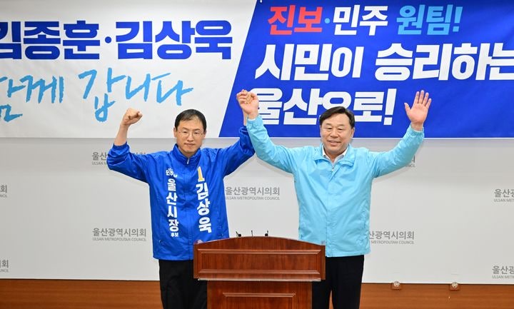 적군에서 우군으로? 김상욱, 단일화 상대였던 김종훈 영입