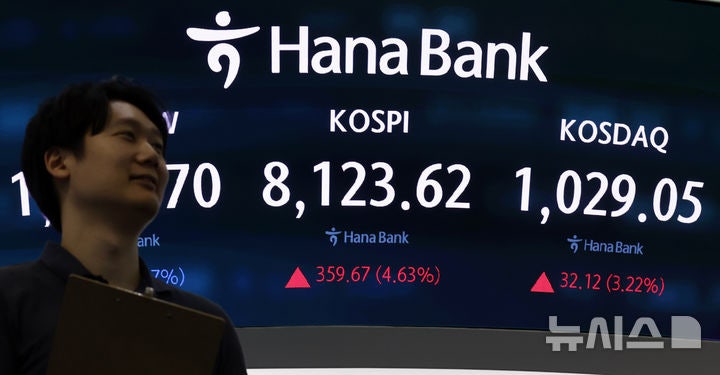 "전쟁 끝난다" 종전 합의에…코스피, 단숨에 8500 돌파
