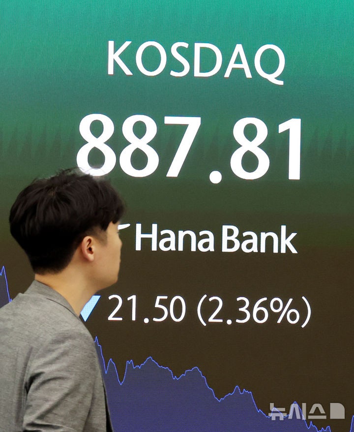코스닥 하락 마감