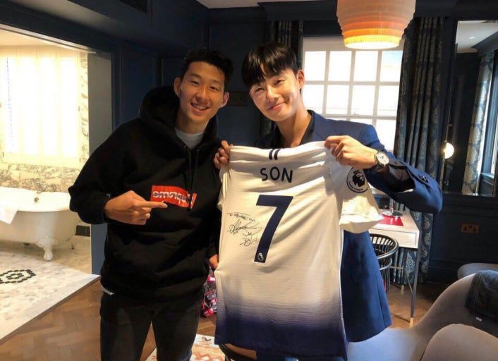 손흥민 사과문에 연예계도 먹먹…절친 박서준 응원