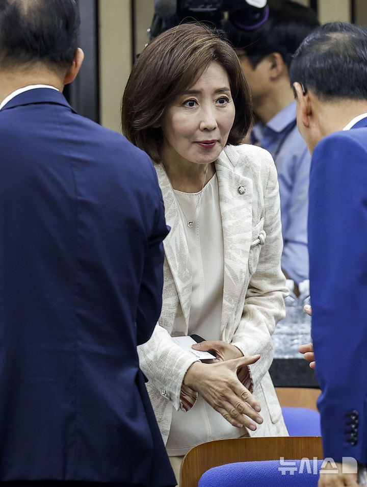 나경원 "대통령이 건설노조 유죄 판결 부정한 건 삼권분립 위배"