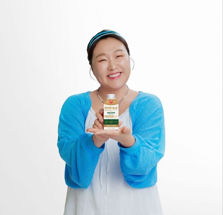 서울우유협동조합 '한끼식사 데일리케어 구수한맛' 모델 개그우먼 이수지. (사진=서울우유협동조합 제공) *재판매 및 DB 금지