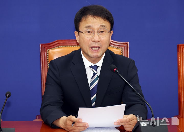 <b>한병도</b> "선관위 특검 이번 주 <b>제출</b>…제3자 추천 특검이 현실적"