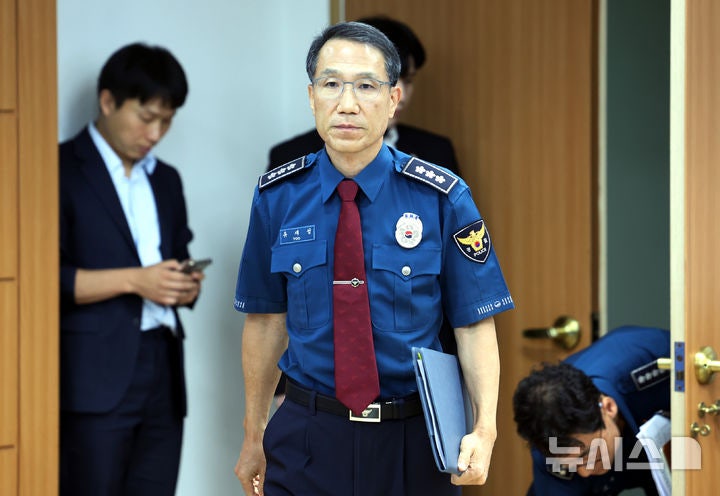 유재성 경찰청장 직무대행, '<b>장윤기 사건</b>' 관련 <b>사과</b> [뉴시스Pic]