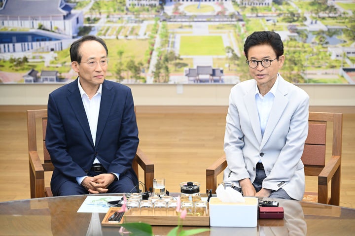 <b>추경호</b>·<b>이철우</b> 첫 <b>회동</b>…신공항·행정통합 공동 대응