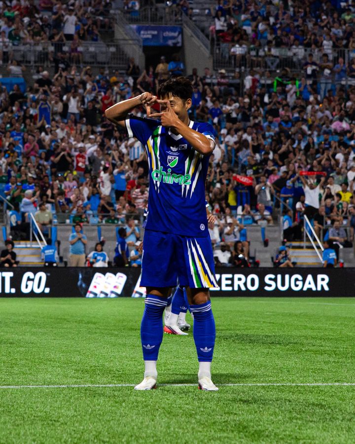 '별 중의 별' MLS 주장 <b>손흥민</b>, 올스타전서 <b>멀티골</b>…전반 35분 교체