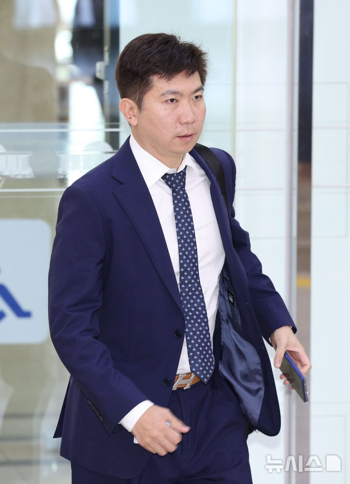 축구협회 청문회 출석하는 <b>유승민 대한체육회장</b>
