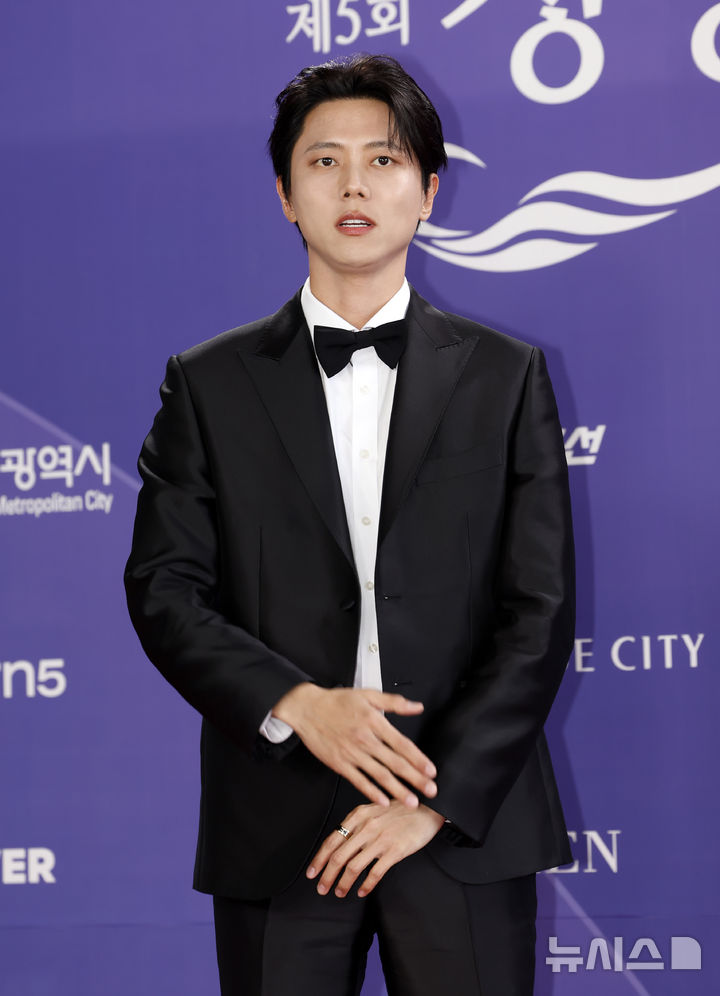 <b>청룡시리즈어워즈</b> 참석한 주우재