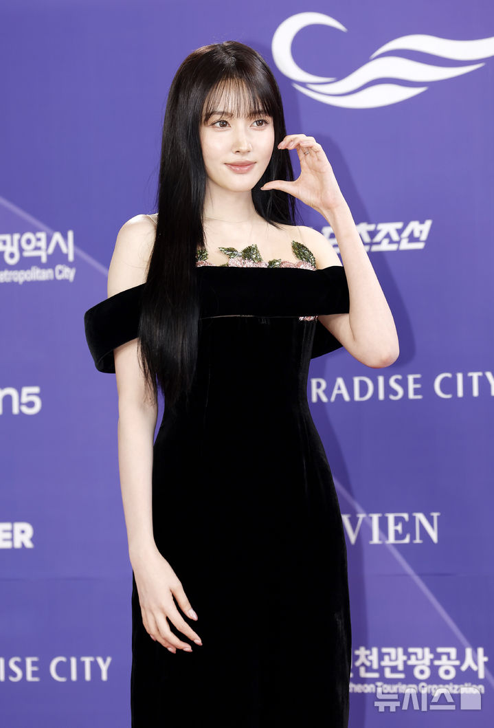 <b>청룡시리즈어워즈</b> 참석한 심자윤