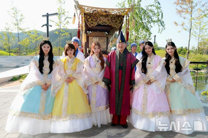 경주 홍보대사 된 리센느, 신라 공주 행차 재현
