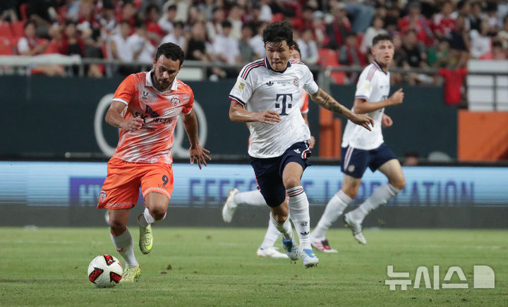 <b>뮌헨</b>, <b>제주</b>에 <b>2-1</b> 신승…주장 완장찬 김민재, 35분 출전(종합)
