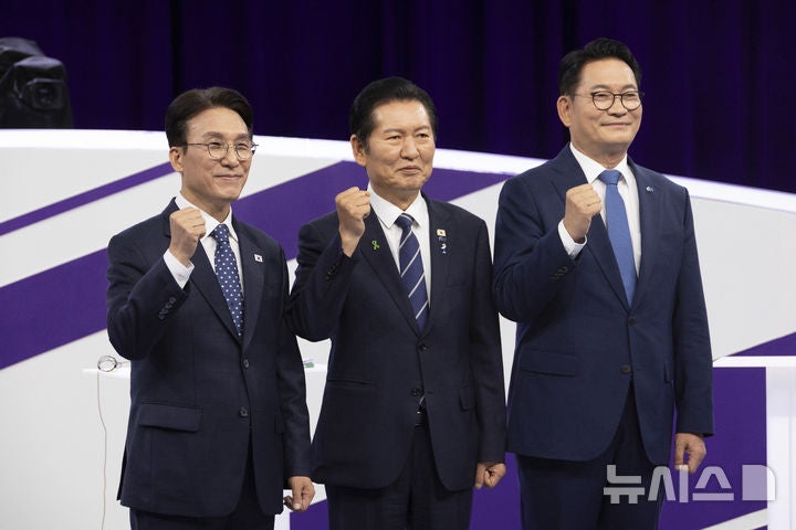 與 당권주자들 오늘 두 번째 TV 토론…'편파 현수막' '생일 투표 전략' ...