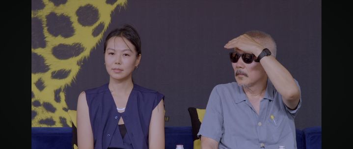 <b>홍상수</b>·<b>김민희</b>, '득남' 후 첫 <b>공식석상</b>…"촬영장서 수유"