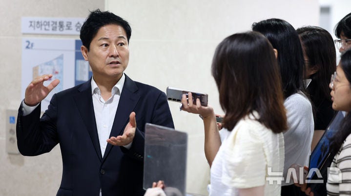 與 김영배, 오세훈과 회동…<b>용산</b>·그린벨트 등 <b>이견</b> 재확인