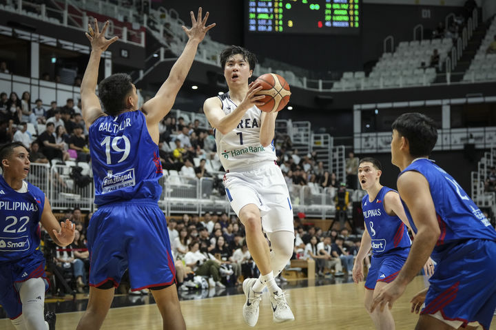 '마줄스호' 남자 농구, AG 앞두고 필리핀과 평가전서 81-55 <b>완승</b>
