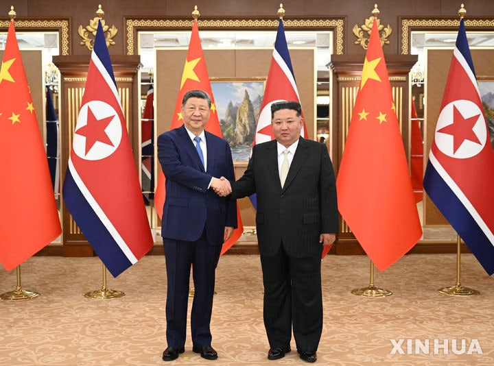 시진핑, 北 <b>9·9절 축전</b>…"북중관계 발전, 확고한 방침"