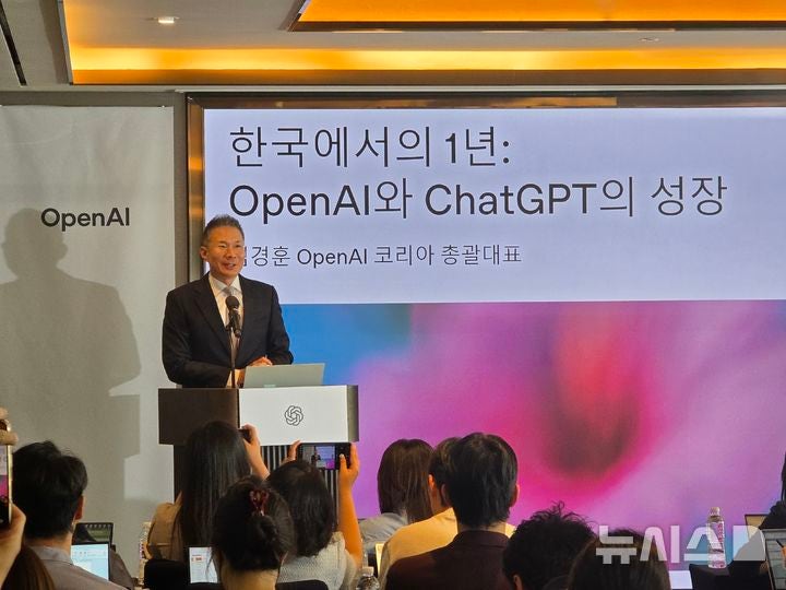 오픈AI 코리아 1년…기업용 챗GPT 이용자 28배 늘었다