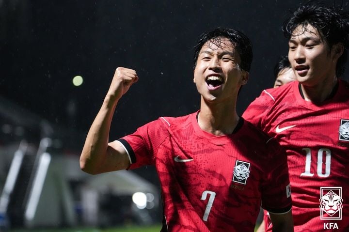 '<b>엄지성 해트트릭</b>' 남자 축구, 카타르 4-1 제압…대회 첫 승[나고야<b>AG</b>]