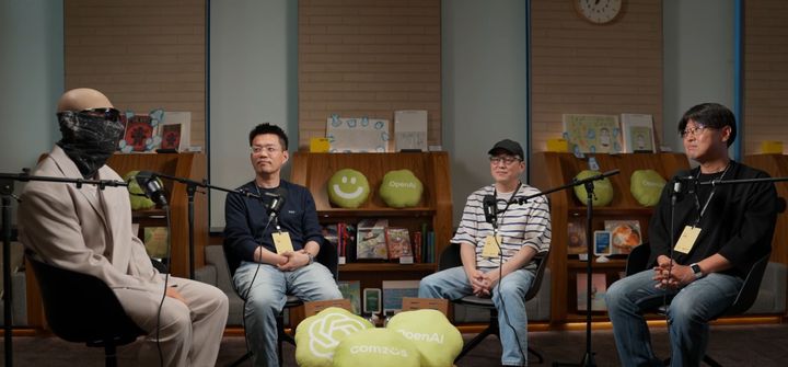[서울=뉴시스]유튜브 채널 '날계란'에 출연한 고정환 전 넥슨 메이플스토리·던전앤파이터 팀 리드, 김용하 넥슨게임즈 블루아카이브 총괄 PD, 박상준 컴투스 이사는 GTA6의 막강한 영향력과 파급력에 대해 일제히 우려