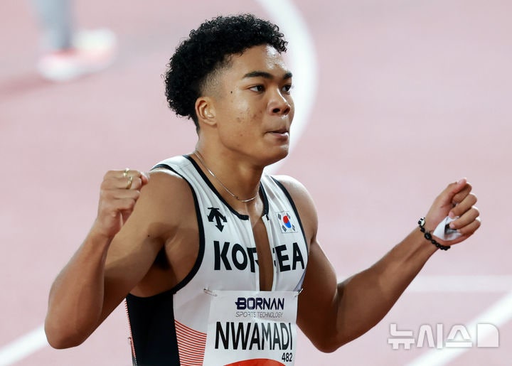 <b>조엘진</b>, 육상 <b>100m</b> 조 1위로 <b>결선</b>행…비웨사도 메달 도전[나고야AG]
