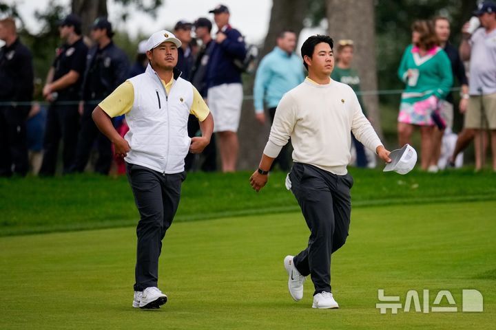 김주형·김시우, <b>프레지던츠컵</b> 이틀 연속 승전고…임성재도 승리
