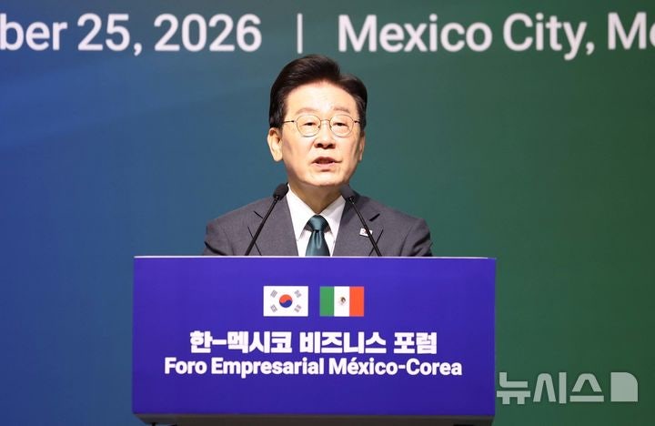 이 대통령 "한-멕시코 무역협정, 글로벌 시장 선점 기회될 것"