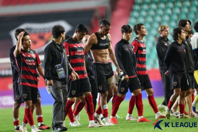[서울=뉴시스] 프로축구 K리그1 포항스틸러스의 조르지. (사진=한국프로축구연맹 제공) 2026.10.13. photo@newsis.com *재판매 및 DB 금지