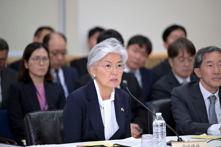 주미대사관 "한미 소통 어려움 없다"…<b>강경화</b> 대사 <b>발언</b> 해명