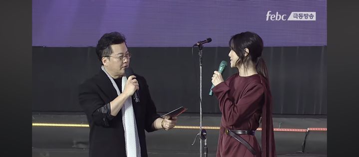 "내가 얘보다 선배"…<b>공형진</b>, 공식석상서 <b>차지연</b>에 <b>무례</b>한 진행 구설
