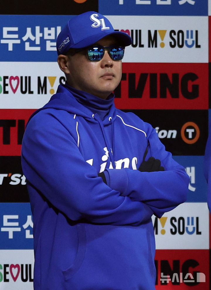 '최형우 선발 제외' <b>박진만</b> 감독 "단기전 수비 중요…구자욱 타격 문제...