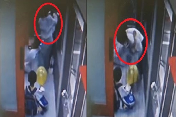 태권도 관장이 공개한 CCTV 영상. 형제가 몸싸움을 벌이고 있다. 보배드림 캡처