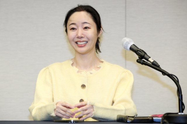 민희진 어도어 대표가 지난달 31일 오후 서울 중구 한국프레스센터에서 열린 기자회견에 참석해 있다. 뉴시스