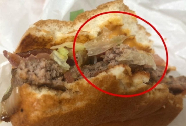 McDonald's hamburger cooked with greaseproof paper. Yonhap News