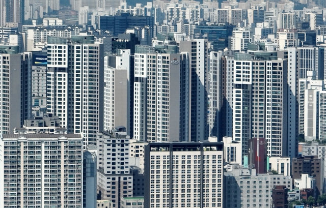 서울 시내의 아파트 모습. 연합뉴스