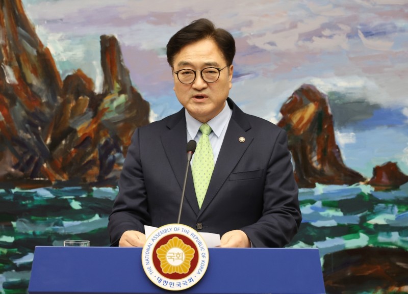 <b>우원식</b>, 崔대행 압박… “나라의 근간 훼손하고 있다”